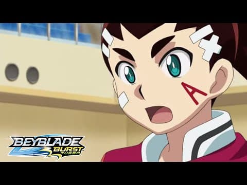 Eén groot gevecht! Beyblade helden!
